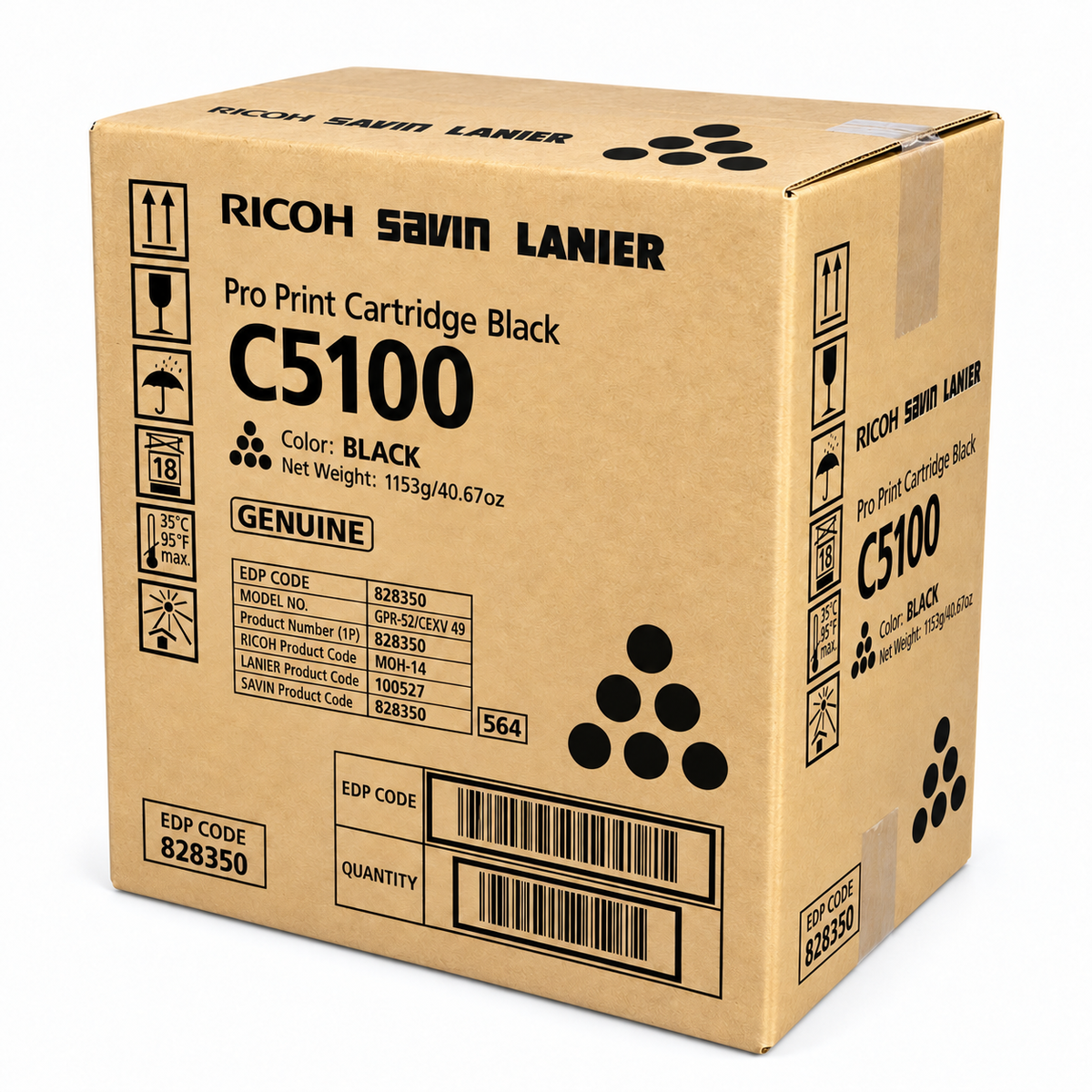 TÓNER RICOH PRO C5100 BLACK ORIGINAL (828350)